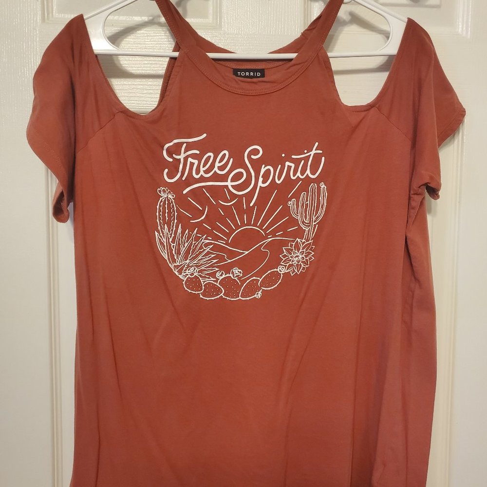 Torrid Cold Shoulder Top